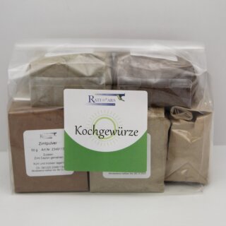 Kochgewürze (einzeln)  350g